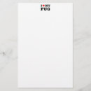 Search for pug stationery paper Pet