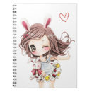 Search for cute chibi girls notebooks Kawaii