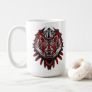 Search for tribal wolf mugs Spirit animal