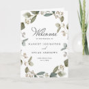 Search for boho eucalyptus greenery card wedding wedding programs Watercolor