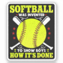 Search for softball team stickers Pitcher