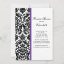 Search for eggplant bridal shower invitations White