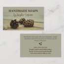 Search for handmade soap business cards Rustic