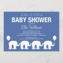 Search for navy blue elephant baby shower invitations Elephants
