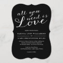 Search for all you need is love invitations Elegant