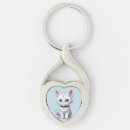 Search for white cats key rings Pet
