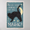 Search for black cat moon stars posters Witch