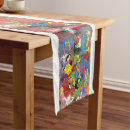 Search for bright colors table runners Multicolor