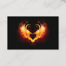 Search for angel wings business cards Heart