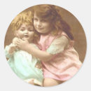 Search for vintage doll stickers Girl