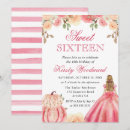 Search for pumpkin sweet 16 invitations Floral