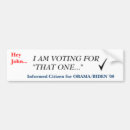 Search for debates bumper stickers Barack