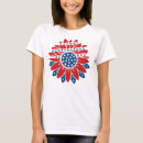 Search for red flower tshirts Usa