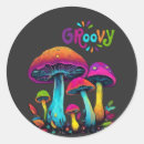 Search for psychedelic mushrooms stickers Retro