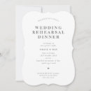 Search for silver rehearsal dinner invitations Modern