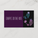 Search for grape vine business cards Purple