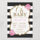 Search for black gold baby shower invitations Modern
