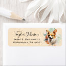 Search for welsh corgi return address labels Dog