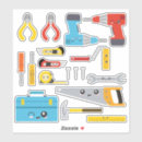 Search for tool box stickers For kids
