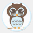 Search for owl baby shower stickers Boy