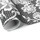 Search for black lace wrapping paper Vintage