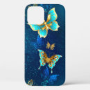 Search for golden butterfly iphone cases Blue