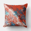 Search for turquoise and red cushions Abstract