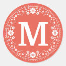 Search for coral flowers stickers White