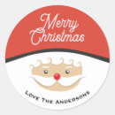 Search for santa face stickers Father christmas