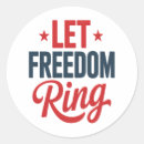 Search for independance day stickers Freedom