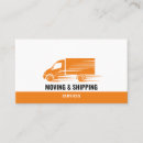 Search for shipping service business cards Moving company