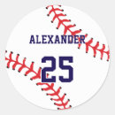 Search for baseball number stickers Birthday