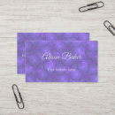 Search for planets business cards Purple