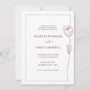 Search for ornate maroon border invitations Elegant