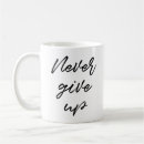 Search for determination mugs Typography