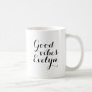 Search for good vibes mugs Black and white