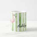 Search for pink flamingo birthday mugs Tropical