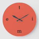 Search for letter clocks Modern