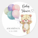 Search for teddy bear baby shower stickers Beary cute