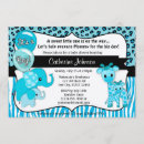 Search for blue elephant baby shower invitations Giraffe