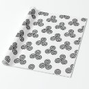 Search for celtic knot wrapping paper Black
