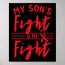 Search for blood cancer awareness posters Kidney cancer fighter