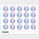 Search for baby shower reveal stickers Gender