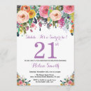 Search for purple flower birthday invitations Adult birthday party