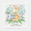 Search for safari baby shower napkins Elephant