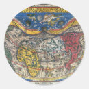 Search for antique world map stickers Atlas
