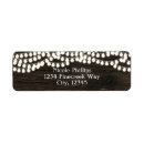Search for dark wood return address labels Country