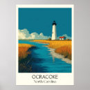 Search for island lighthouse posters North carolina