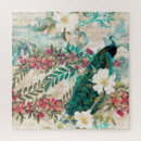Search for peacock puzzles Floral