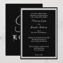 Search for black white and silver wedding invitations Formal